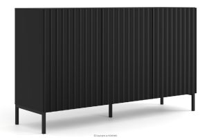 FALU, https://konsimo.de/kollektion/falu/ Kommode auf Beinen schwarz schwarz - Foto