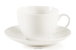 AD BELLA, https://konsimo.de/kollektion/ad-bella/ Kaffeetasse aus Hartporzellan ecru mit Untertasse ecru - Foto