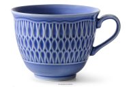 Porzellan Kaffeetasse marineblau