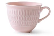 Kaffeetasse aus Porzellan rosa