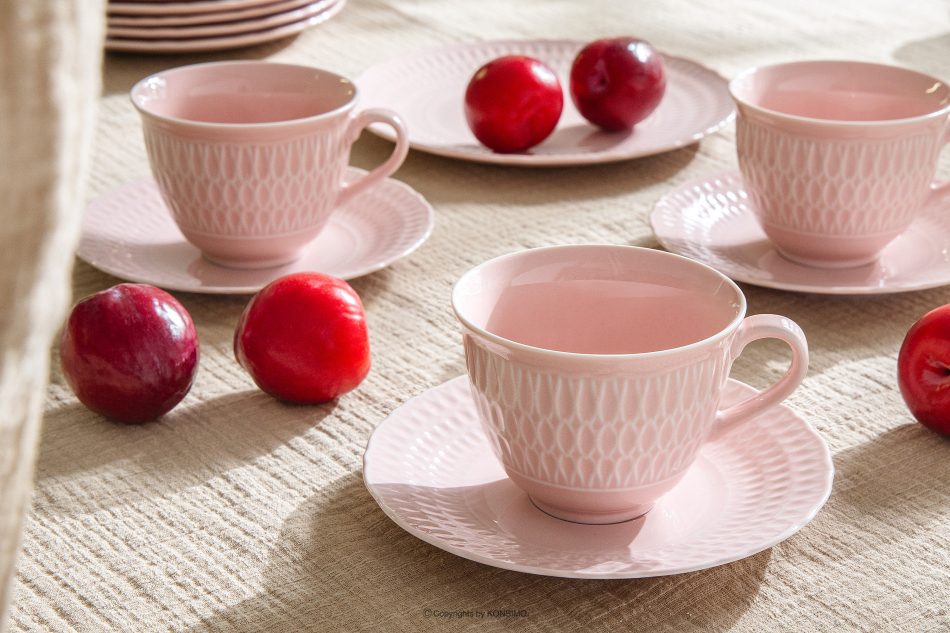 CMIELOW SOFIA Kaffeetasse aus Porzellan rosa rosa - Foto 1