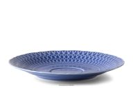 Untertasse aus Porzellan marineblau