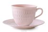 CMIELOW SOFIA Kaffeetasse und Untertasse 2 tlg. aus Porzellan rosa rosa - Foto 3