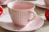 CMIELOW SOFIA Kaffeetasse und Untertasse 2 tlg. aus Porzellan rosa rosa - Foto 9