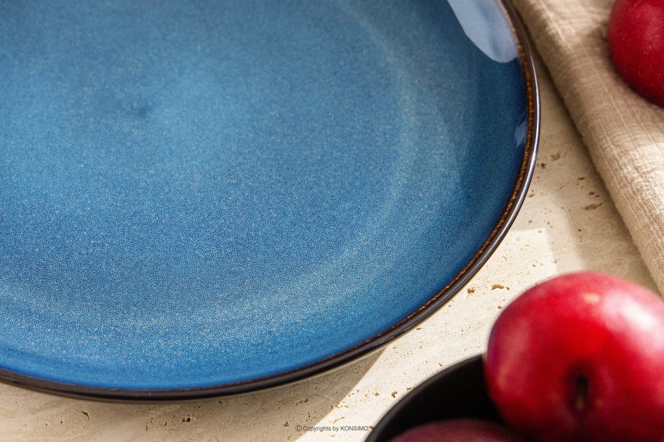 BALI Speiseteller blau/schwarz matt blau/schwarz matt - Foto 5