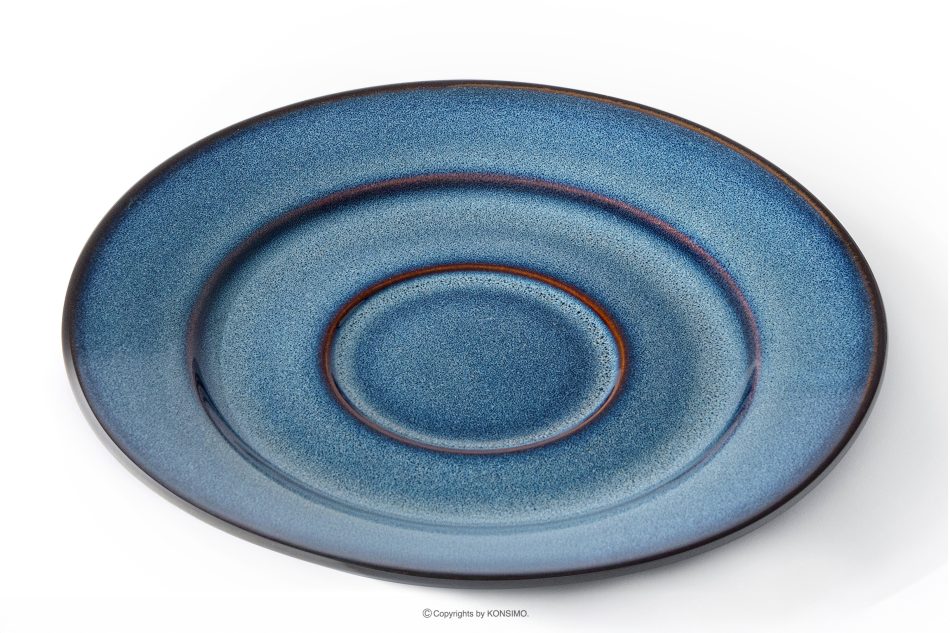 BALI Kaffeetasse Untertasse blau/schwarz matt blau/schwarz matt - Foto 2