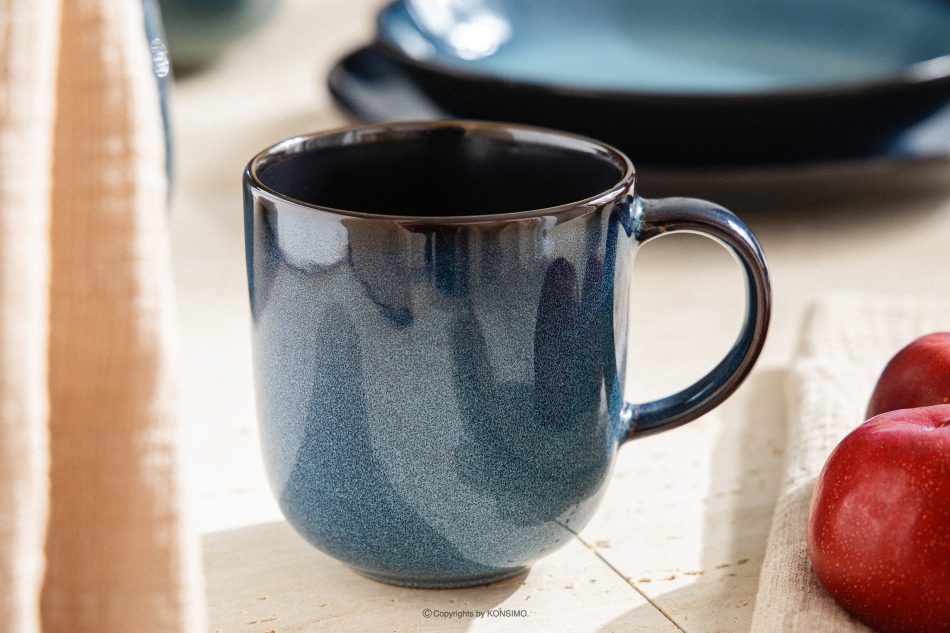 BALI Becher 6 tlg. blau/schwarz matt blau/schwarz matt - Foto 5