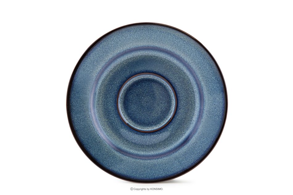 BALI Espresso-Kaffee-Set 6 Personen (18 tlg.) Reaktivglasur blau/schwarz matt blau/schwarz matt - Foto 6