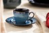 BALI Espresso-Kaffee-Set 6 Personen (18 tlg.) Reaktivglasur blau/schwarz matt blau/schwarz matt - Foto 12