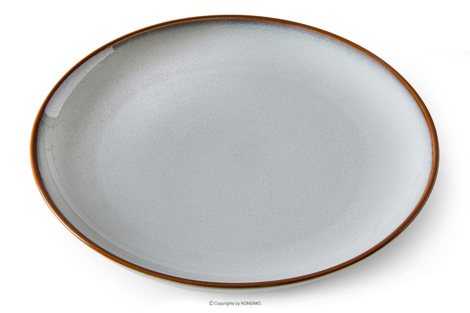 PORTOFINO Essgeschirr Keramik / reaktive Glasur grau/blau/weiß 12-Personen (36 tlg.) grau/blau/weiß matt/glänzend - Foto 2