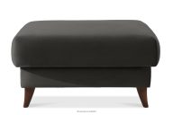 Sitzhocker mit Stauraum anthrazitfarbener Velours