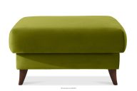 Sitzhocker mit Stauraum olivfarbener Velours