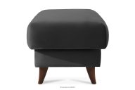 Fußhocker mit Stauraum Velours anthrazit