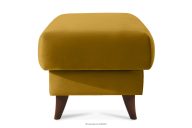 Fußhocker mit Stauraum Velours gelb