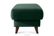 Fußhocker mit Stauraum Velours dunkelgrün