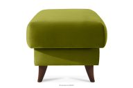 Fußhocker mit Stauraum Velours oliv