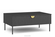 Moderner Couchtisch mit Ablagefach schwarz