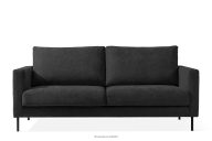 Dreisitzer-Sofa auf hohen Beinen anthrazitfarbener Gewebestoff