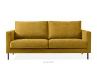 Dreisitzer-Sofa auf hohen Beinen Gewebestoff gelb