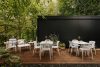 FICCARI Gartenstuhl mit Armlehnen aus Polypropylen mit Glasfaser weiß weiß - Foto 2