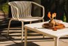 FICCARI Gartensessel mit Armlehnen aus Polypropylen mit Glasfaser beige beige - Foto 11