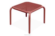 Gartentisch aus Polypropylen mit Glasfaser rot