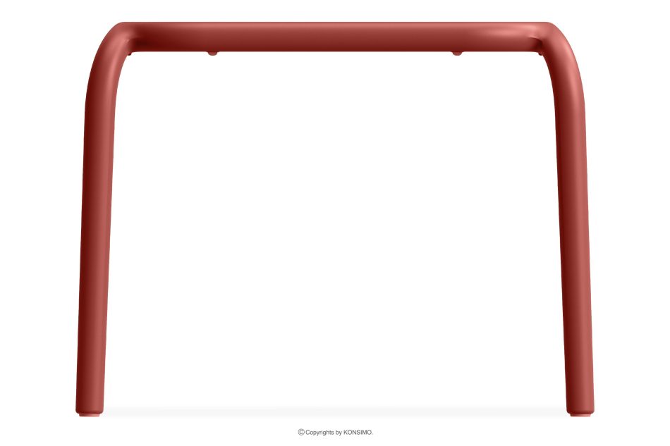 FICCARI Gartentisch aus Polypropylen mit Glasfaser rot rot - Foto 4