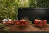 FICCARI Gartentisch aus Polypropylen mit Glasfaser rot rot - Foto 2