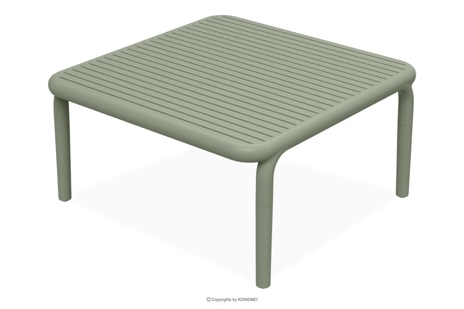 FICCARI Großer Gartentisch aus Polypropylen mit Glasfaser olivgrün oliv - Foto 0