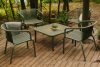 FICCARI Großer Gartentisch aus Polypropylen mit Glasfaser olivgrün oliv - Foto 6