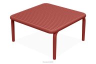 Großer Gartentisch Polypropylen mit Glasfaser rot