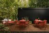 FICCARI Großer Gartentisch Polypropylen mit Glasfaser rot rot - Foto 6