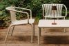 FICCARI Großer Gartentisch Polypropylen mit Glasfaser beige beige - Foto 6
