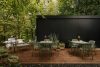 FICCARI Set aus Stühlen und Esstisch für die Terrasse aus Polypropylen mit Glasfaser olivgrün 4 Personen. oliv - Foto 2