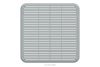 FICCARI Terrassenmöbel-Set aus Polypropylen mit Glasfaser grau 6 Personen grau - Foto 10