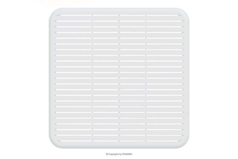 FICCARI Terrassenmöbel-Set aus Polypropylen mit Glasfaser weiß 6 Personen weiß - Foto 9