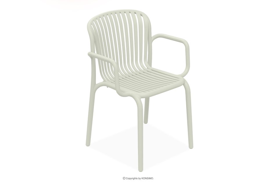 FICCARI Terrassenmöbel-Set Polypropylen mit Glasfaser beige 6 Personen beige - Foto 2