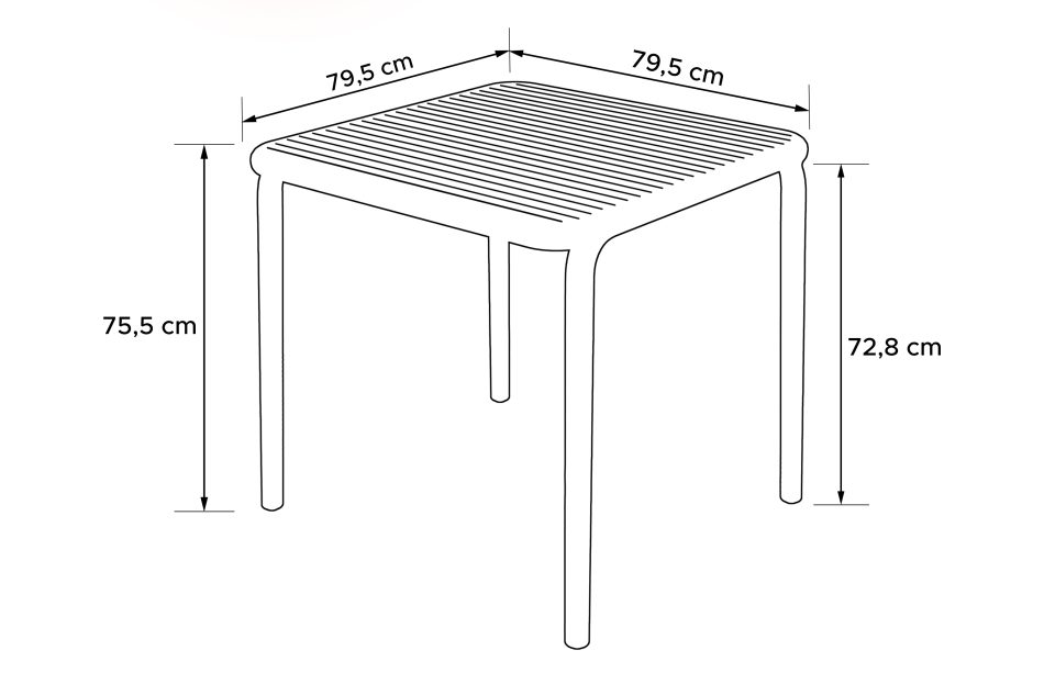 FICCARI Terrassenmöbel-Set Polypropylen mit Glasfaser beige 6 Personen beige - Foto 14