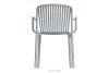 FICCARI Gartenmöbel-Set Stühle und Esstisch grau 6 Personen grau - Foto 10