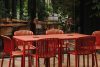 FICCARI Gartenmöbel-Set Stühle und Tisch rot 6 Personen rot - Foto 16