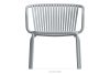 FICCARI Gartenmöbel-Set Sessel und Couchtisch grau 2 Personen grau - Foto 4