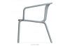 FICCARI Gartenmöbel-Set Sessel und Couchtisch grau 2 Personen grau - Foto 5