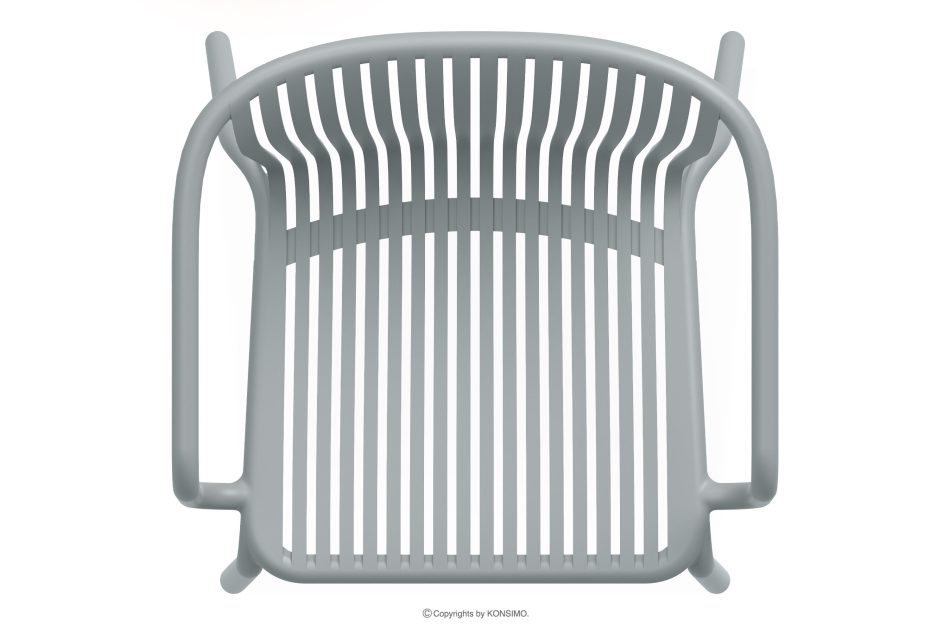 FICCARI Gartenmöbel-Set Sessel und Couchtisch grau 2 Personen grau - Foto 6