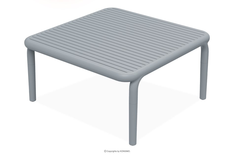 FICCARI Gartenmöbel-Set Sessel und Couchtisch grau 2 Personen grau - Foto 7