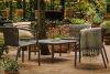 FICCARI Gartenmöbel-Set Sessel und Couchtisch grau 2 Personen grau - Foto 2