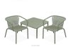 FICCARI Gartenmöbel-Set Sessel und Couchtisch olivgrün 2 Personen oliv - Foto 1