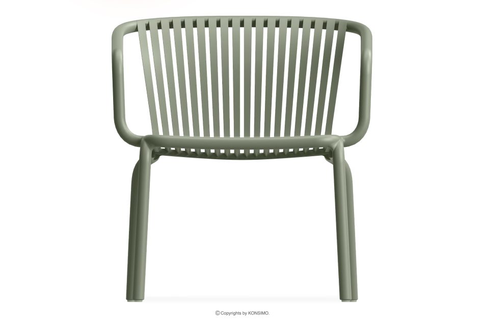 FICCARI Gartenmöbel-Set Sessel und Couchtisch olivgrün 2 Personen oliv - Foto 3