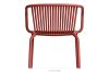 FICCARI Gartenmöbel-Set Sessel und Couchtisch rot 2 Personen rot - Foto 6