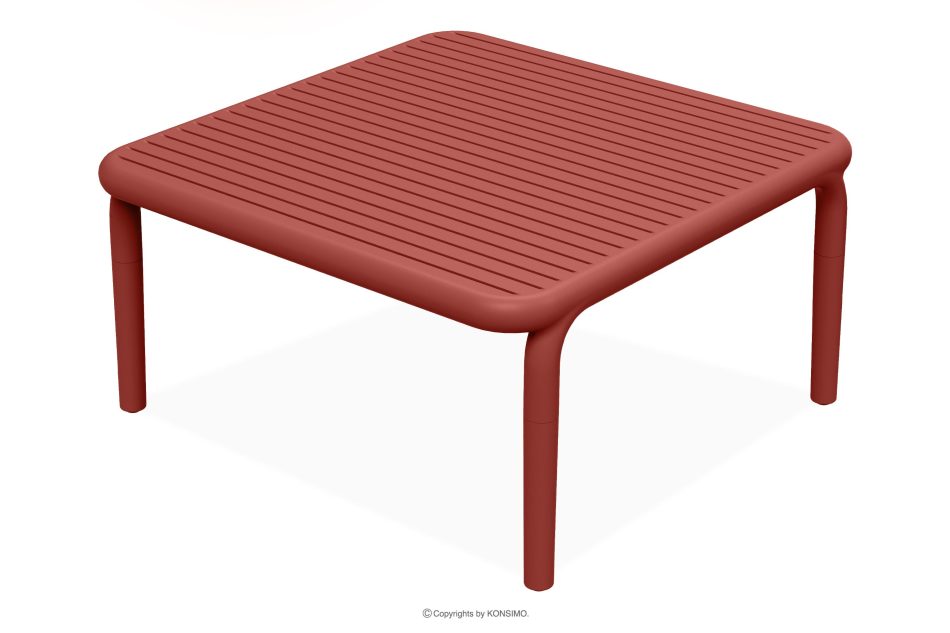 FICCARI Gartenmöbel-Set Sessel und Couchtisch rot 2 Personen rot - Foto 7