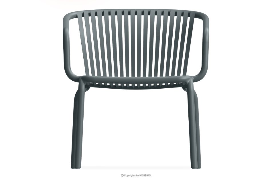 FICCARI Sessel und Couchtisch für den Garten anthrazit anthrazit - Foto 3